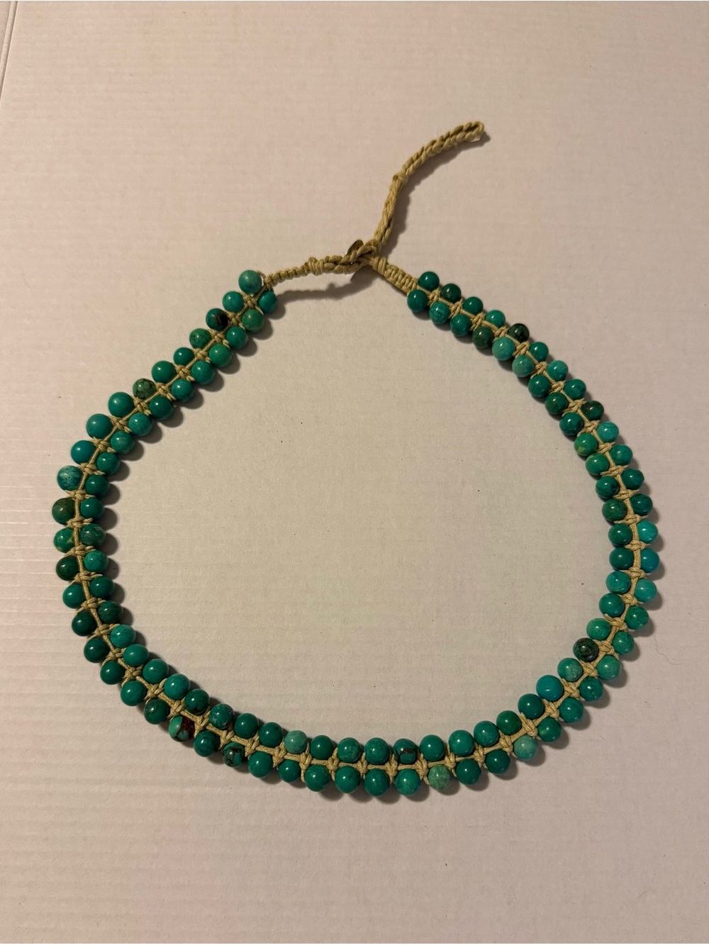 Turquoise Magnesite Beaded Necklace